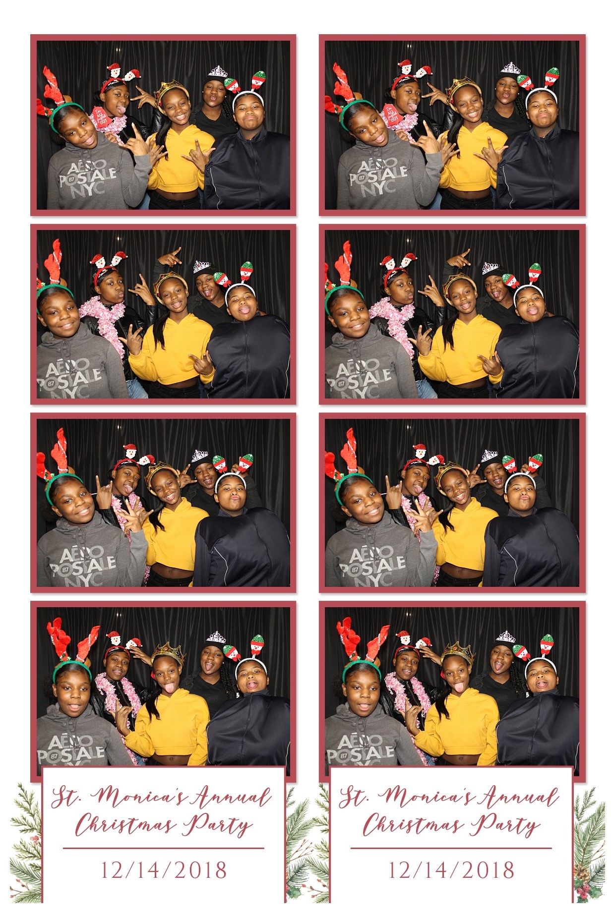 St Monica's Christmas Party 2018 | View more photos from the event at gallery.photoboothcincy.com/u/PhotoBoothCincy/St-Monicas-Christmas-Party-2018